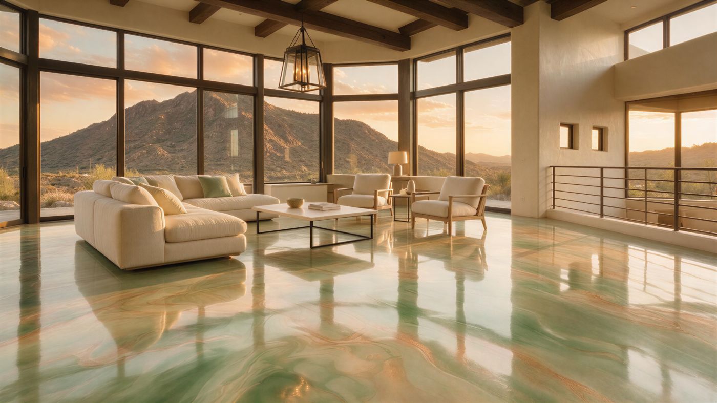 Metallic Epoxy Flooring in San Tan Valley, AZ